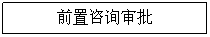 Zone de Texte: 前置咨询审批
